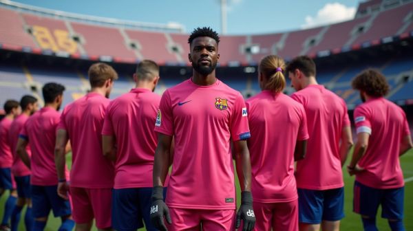 Pourquoi le rose s'est imposé sur les maillots du Barça