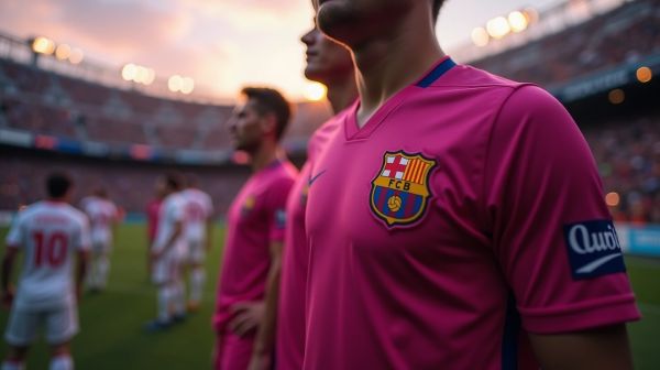 Pourquoi le rose s'est imposé sur les maillots du Barça