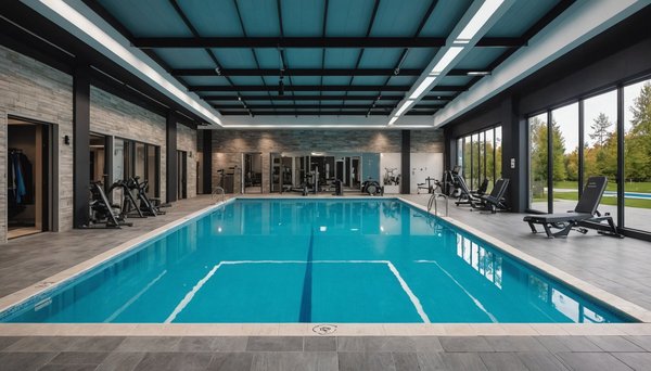 Découvrez les bienfaits d'une piscine et salle de sport combinées